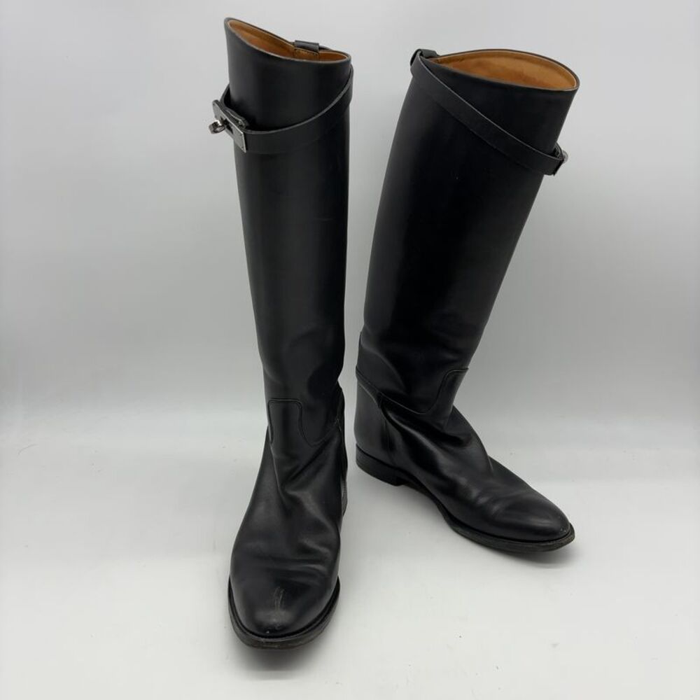 Hermes Over-the-Knee Leather Riding Boots